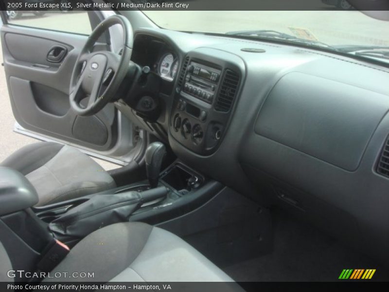 Silver Metallic / Medium/Dark Flint Grey 2005 Ford Escape XLS
