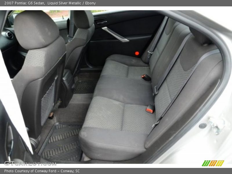 Liquid Silver Metallic / Ebony 2007 Pontiac G6 Sedan