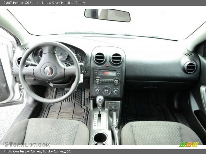 Liquid Silver Metallic / Ebony 2007 Pontiac G6 Sedan