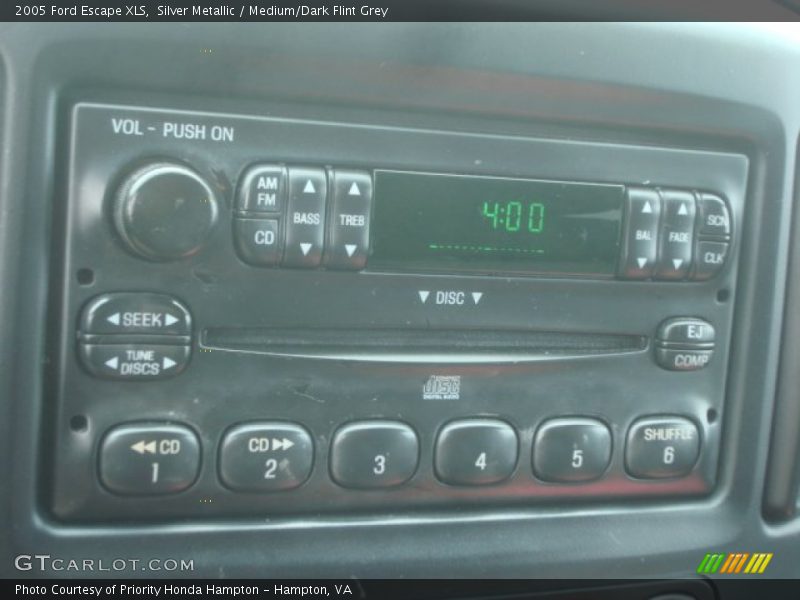 Silver Metallic / Medium/Dark Flint Grey 2005 Ford Escape XLS