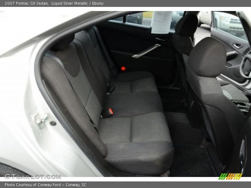 Liquid Silver Metallic / Ebony 2007 Pontiac G6 Sedan