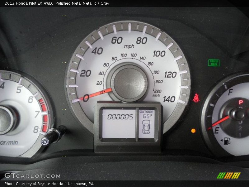 Polished Metal Metallic / Gray 2013 Honda Pilot EX 4WD