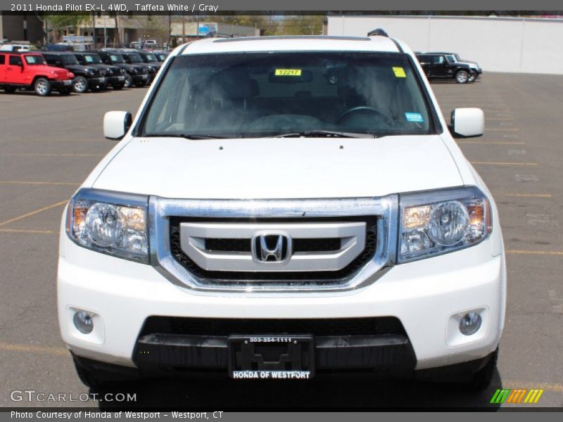 Taffeta White / Gray 2011 Honda Pilot EX-L 4WD