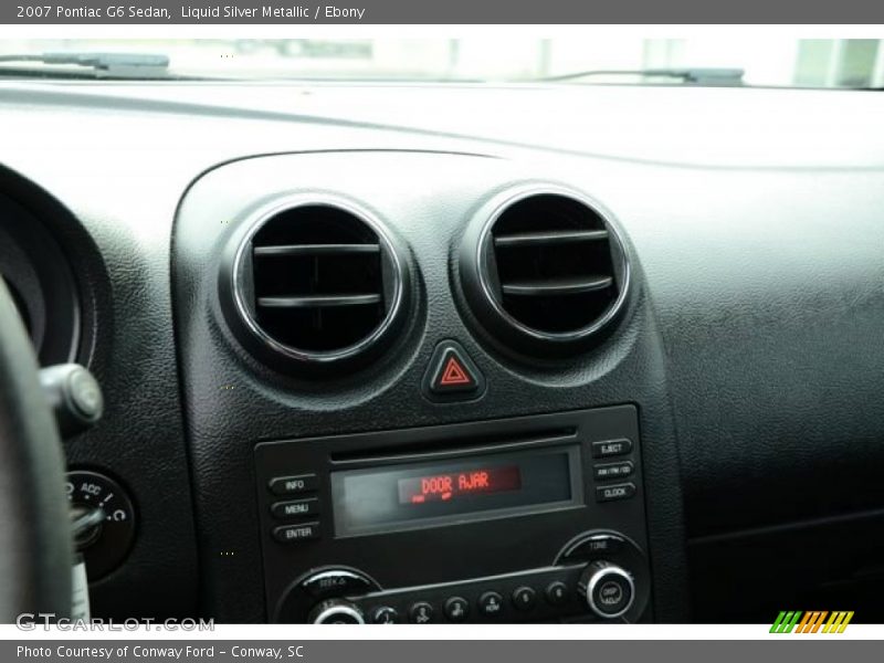 Liquid Silver Metallic / Ebony 2007 Pontiac G6 Sedan