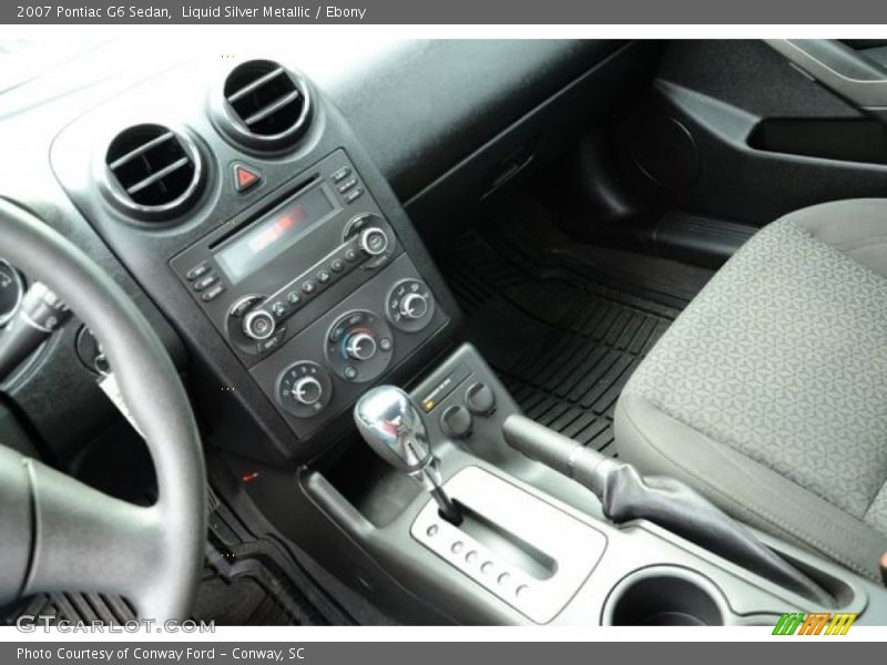 Liquid Silver Metallic / Ebony 2007 Pontiac G6 Sedan