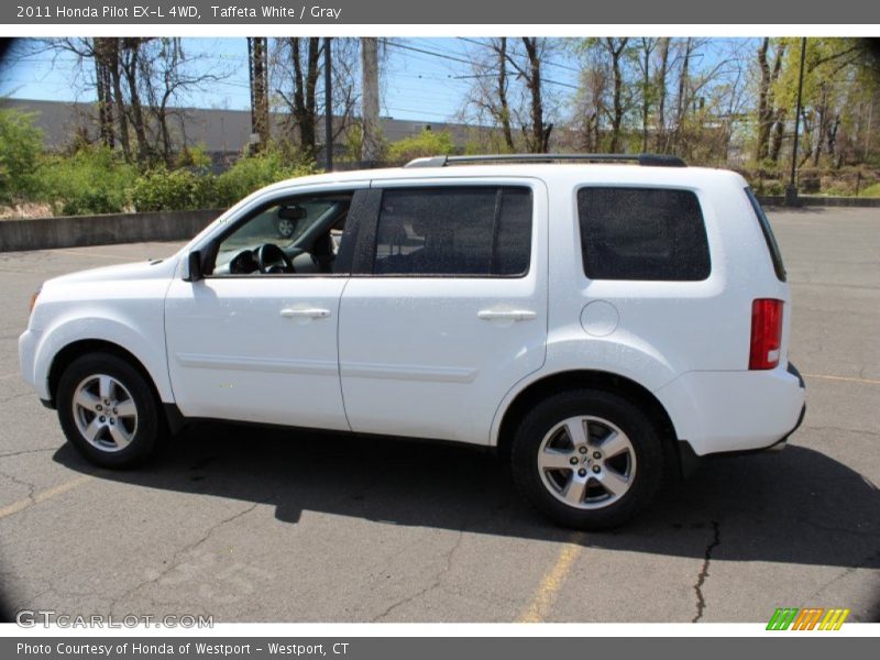 Taffeta White / Gray 2011 Honda Pilot EX-L 4WD