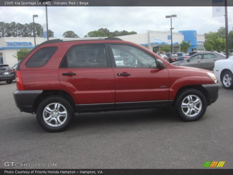 Volcanic Red / Beige 2005 Kia Sportage LX 4WD