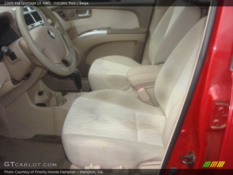 Volcanic Red / Beige 2005 Kia Sportage LX 4WD