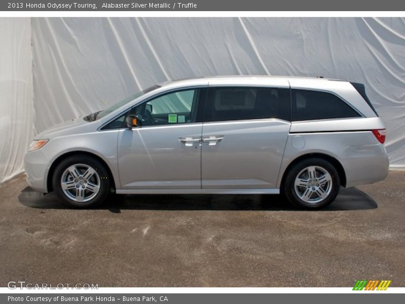 Alabaster Silver Metallic / Truffle 2013 Honda Odyssey Touring