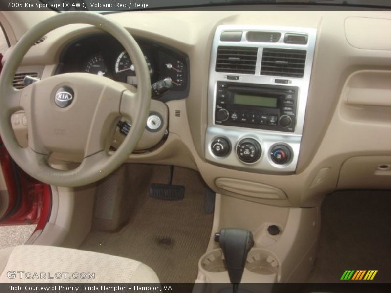 Volcanic Red / Beige 2005 Kia Sportage LX 4WD