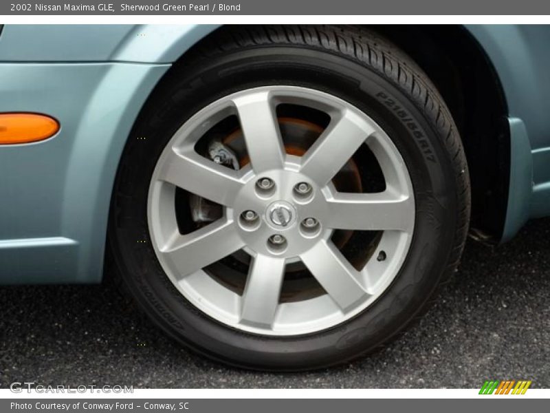 Sherwood Green Pearl / Blond 2002 Nissan Maxima GLE