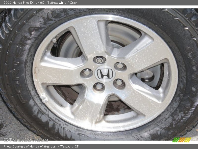 Taffeta White / Gray 2011 Honda Pilot EX-L 4WD