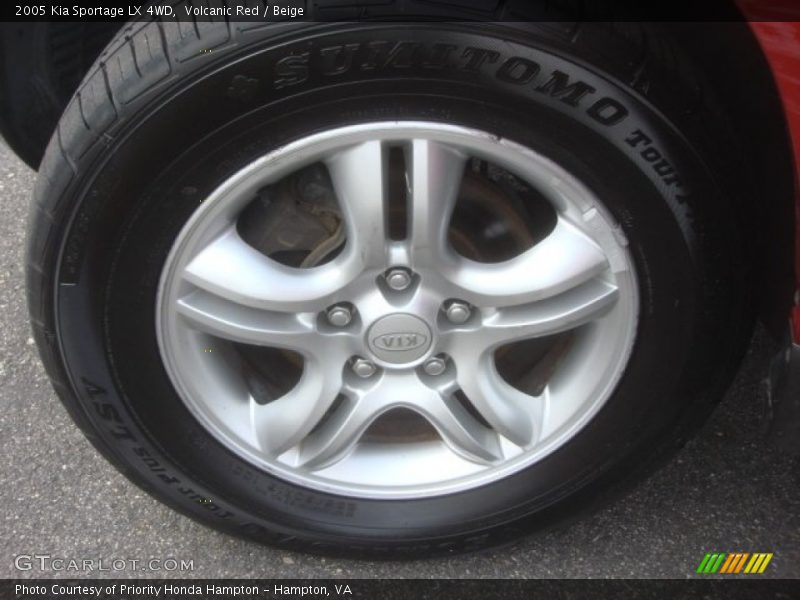 Volcanic Red / Beige 2005 Kia Sportage LX 4WD