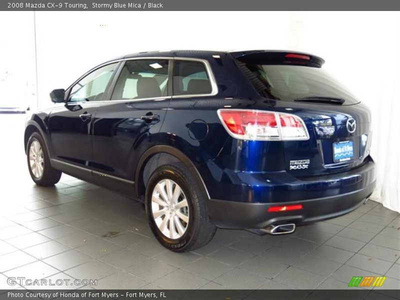 Stormy Blue Mica / Black 2008 Mazda CX-9 Touring