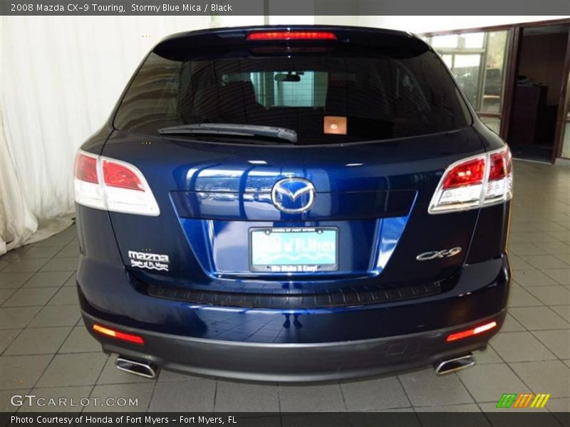 Stormy Blue Mica / Black 2008 Mazda CX-9 Touring