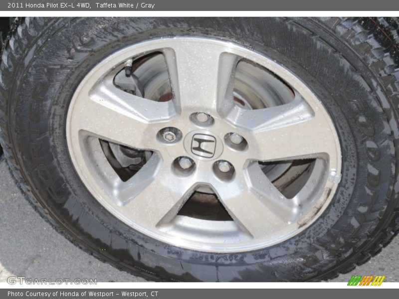 Taffeta White / Gray 2011 Honda Pilot EX-L 4WD