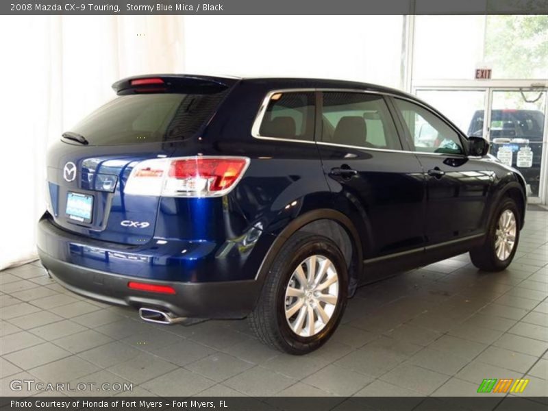 Stormy Blue Mica / Black 2008 Mazda CX-9 Touring