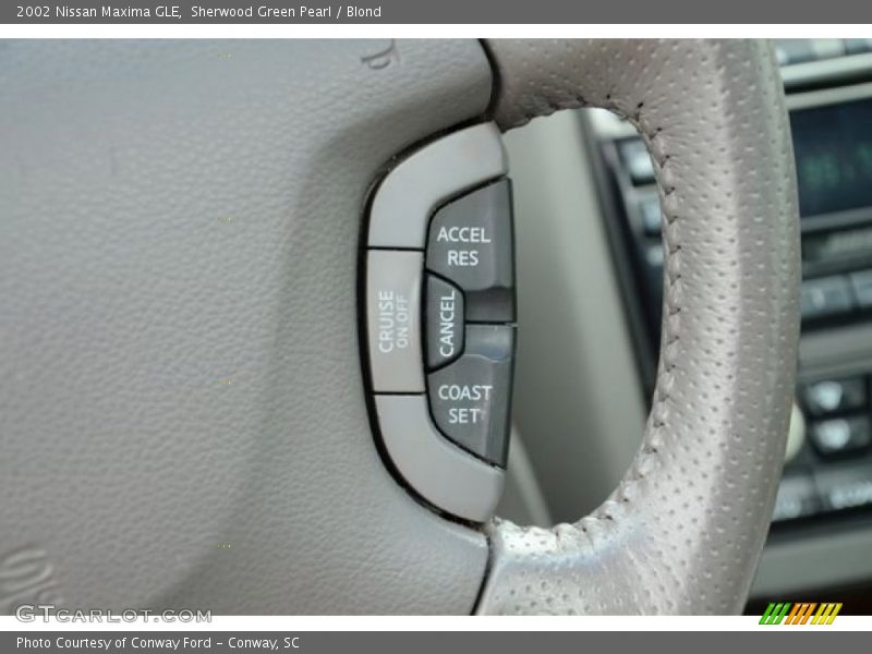 Sherwood Green Pearl / Blond 2002 Nissan Maxima GLE