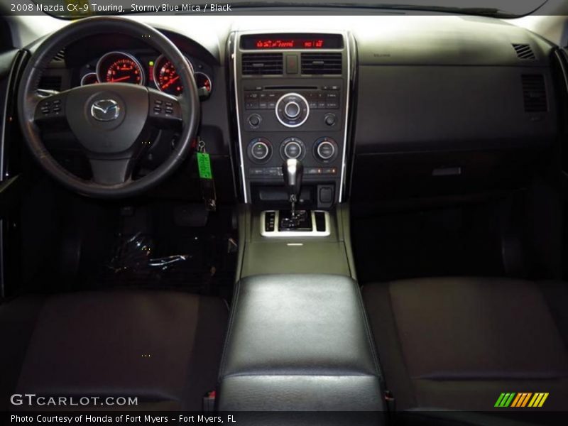 Stormy Blue Mica / Black 2008 Mazda CX-9 Touring