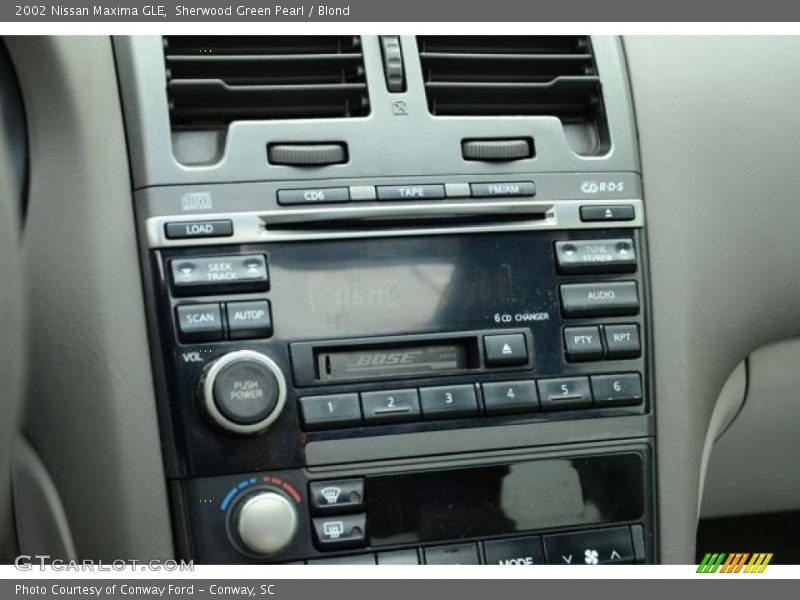 Sherwood Green Pearl / Blond 2002 Nissan Maxima GLE