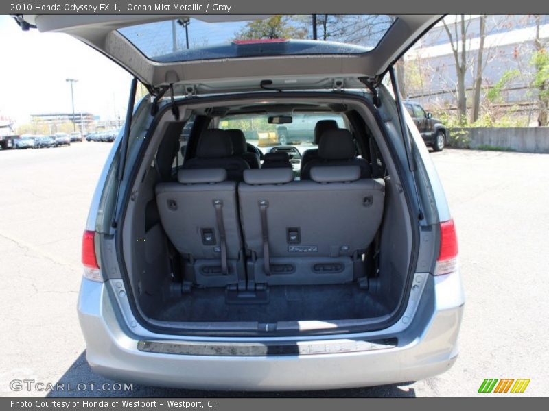 Ocean Mist Metallic / Gray 2010 Honda Odyssey EX-L