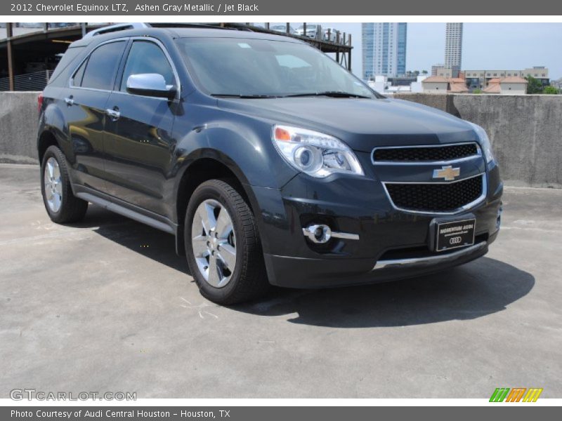 Ashen Gray Metallic / Jet Black 2012 Chevrolet Equinox LTZ