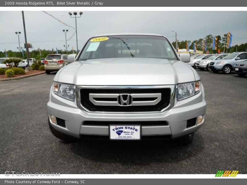 Billet Silver Metallic / Gray 2009 Honda Ridgeline RTS