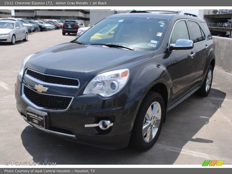 Ashen Gray Metallic / Jet Black 2012 Chevrolet Equinox LTZ