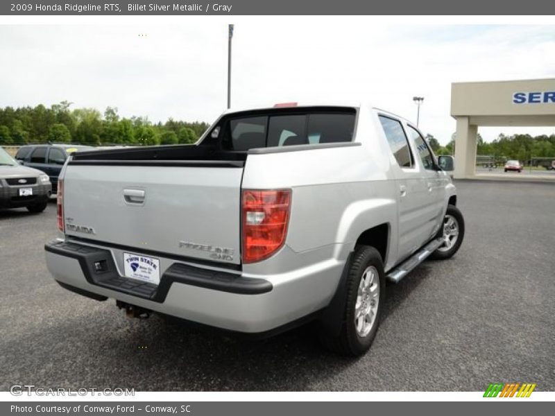 Billet Silver Metallic / Gray 2009 Honda Ridgeline RTS