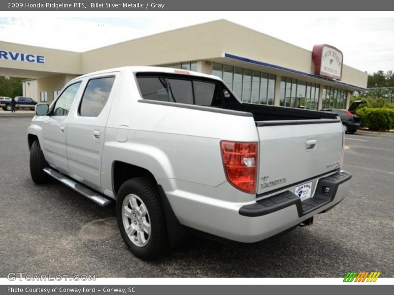 Billet Silver Metallic / Gray 2009 Honda Ridgeline RTS