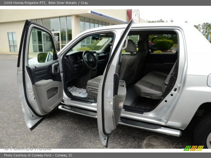Billet Silver Metallic / Gray 2009 Honda Ridgeline RTS