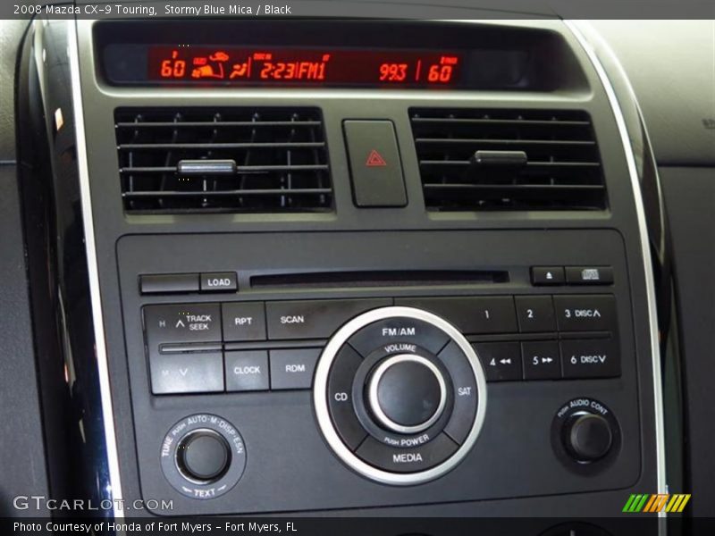 Stormy Blue Mica / Black 2008 Mazda CX-9 Touring