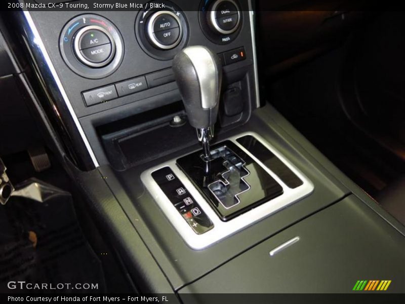 Stormy Blue Mica / Black 2008 Mazda CX-9 Touring