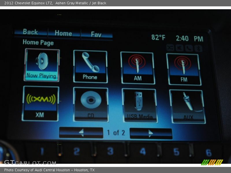 Ashen Gray Metallic / Jet Black 2012 Chevrolet Equinox LTZ