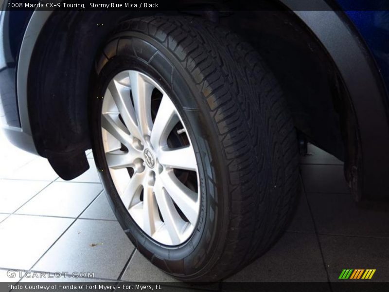 Stormy Blue Mica / Black 2008 Mazda CX-9 Touring