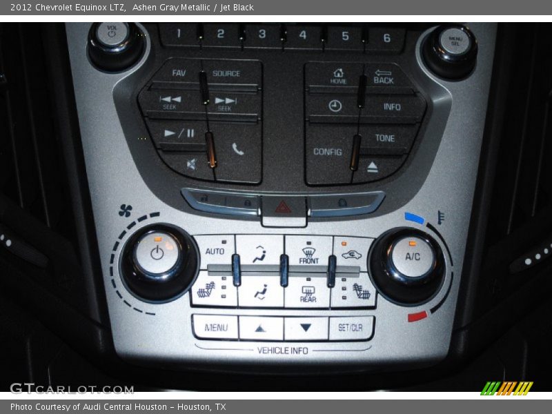 Ashen Gray Metallic / Jet Black 2012 Chevrolet Equinox LTZ