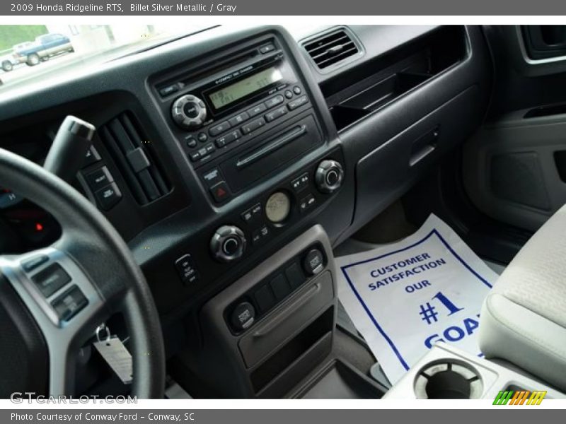 Billet Silver Metallic / Gray 2009 Honda Ridgeline RTS