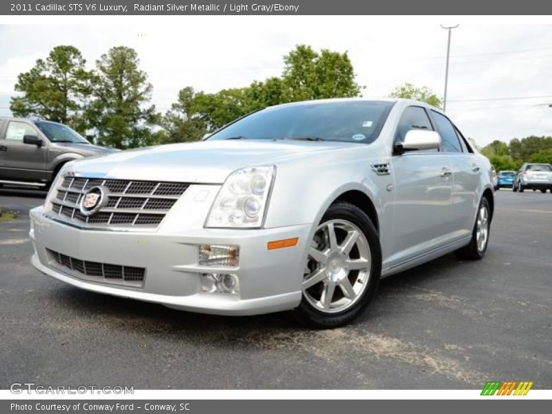 Radiant Silver Metallic / Light Gray/Ebony 2011 Cadillac STS V6 Luxury