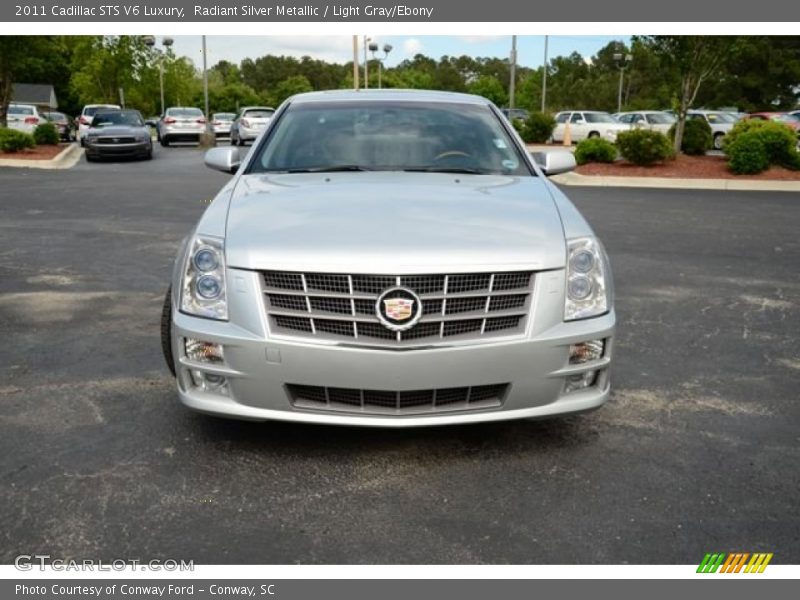 Radiant Silver Metallic / Light Gray/Ebony 2011 Cadillac STS V6 Luxury