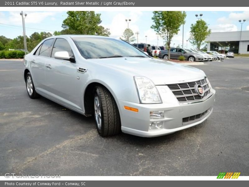 Radiant Silver Metallic / Light Gray/Ebony 2011 Cadillac STS V6 Luxury