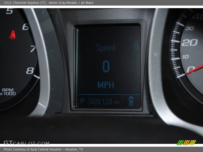 Ashen Gray Metallic / Jet Black 2012 Chevrolet Equinox LTZ