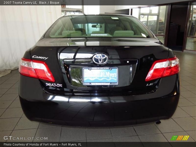 Black / Bisque 2007 Toyota Camry LE