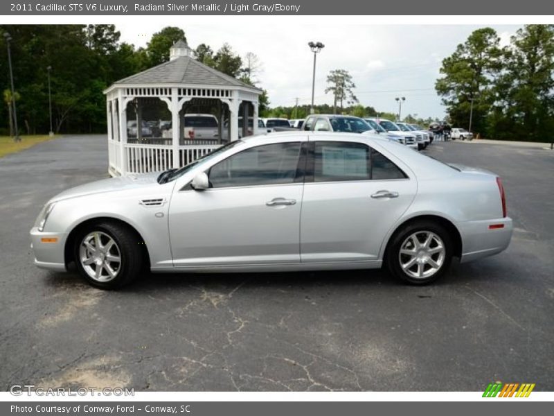 Radiant Silver Metallic / Light Gray/Ebony 2011 Cadillac STS V6 Luxury