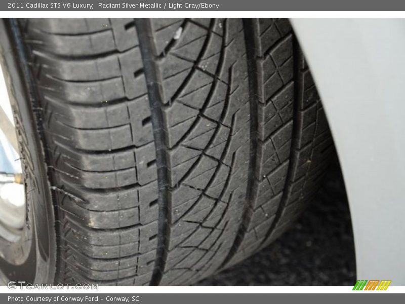 Radiant Silver Metallic / Light Gray/Ebony 2011 Cadillac STS V6 Luxury