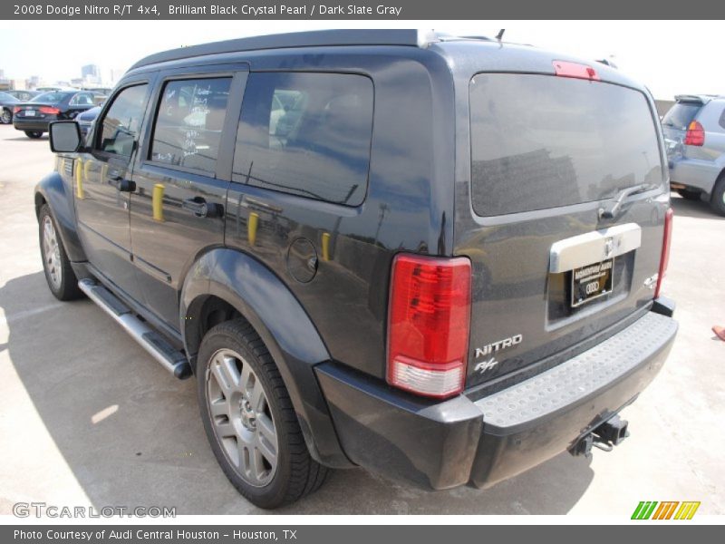 Brilliant Black Crystal Pearl / Dark Slate Gray 2008 Dodge Nitro R/T 4x4