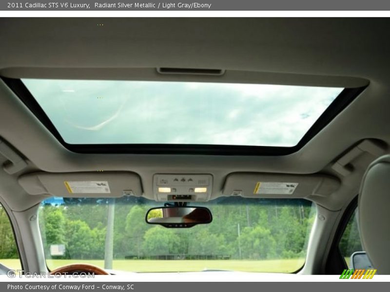 Radiant Silver Metallic / Light Gray/Ebony 2011 Cadillac STS V6 Luxury