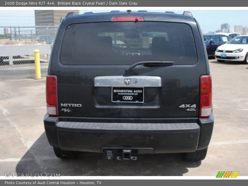 Brilliant Black Crystal Pearl / Dark Slate Gray 2008 Dodge Nitro R/T 4x4