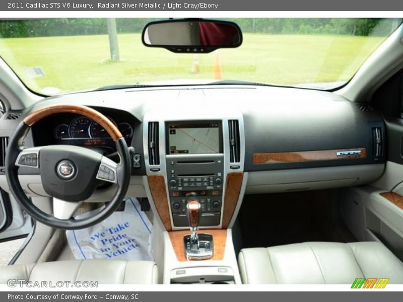 Radiant Silver Metallic / Light Gray/Ebony 2011 Cadillac STS V6 Luxury