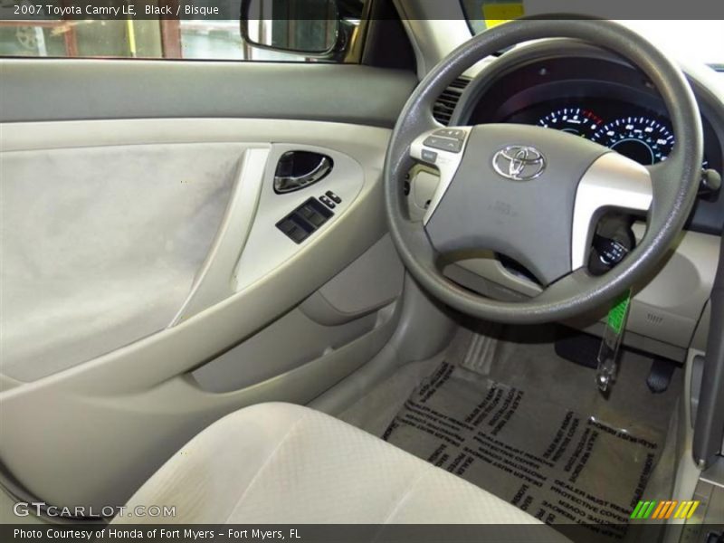Black / Bisque 2007 Toyota Camry LE