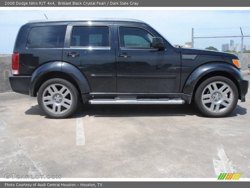 Brilliant Black Crystal Pearl / Dark Slate Gray 2008 Dodge Nitro R/T 4x4